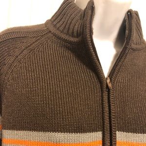 Outlooks Zip front knitted sweater